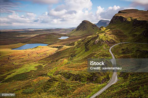 Quiraing Las Montañas Foto de stock y más banco de imágenes de Escocia - Escocia, Isla de Skye, Acantilado