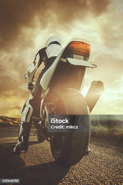 Motorbike Stock Photo - Download Image Now - Motorcycle, Motorsport, Road