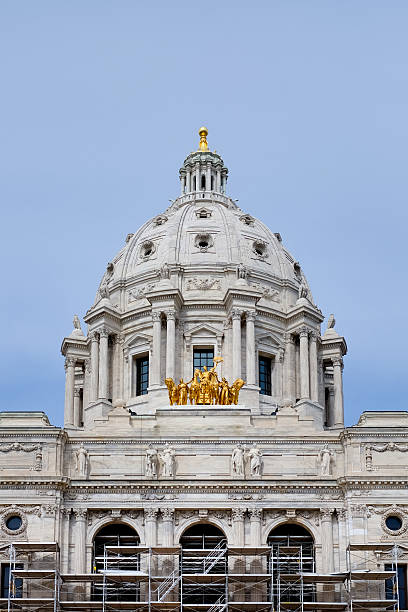 istock Minnesota State Capitol with scaffolding 512549803