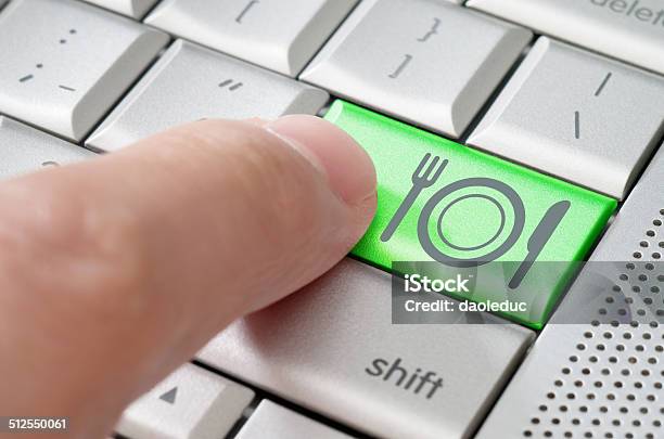 Online Food Ordering Concept Stock Photo - Download Image Now - Business, Cafe, Close-up