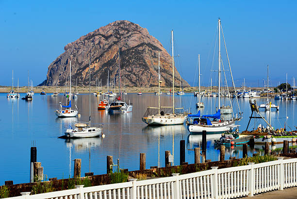 istock Morro Bay Harbor and The Rock, California 512550733