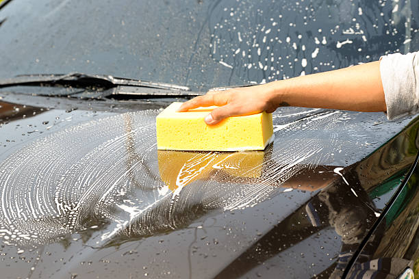 istock Close-up of car cleaning 512553002
