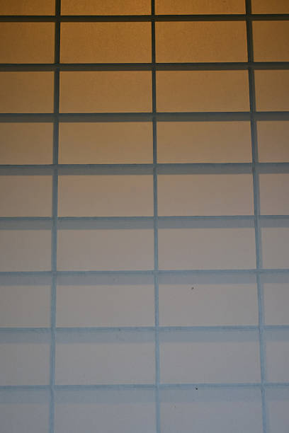 istock Background of Japanese Washi paper Window frame 512554126
