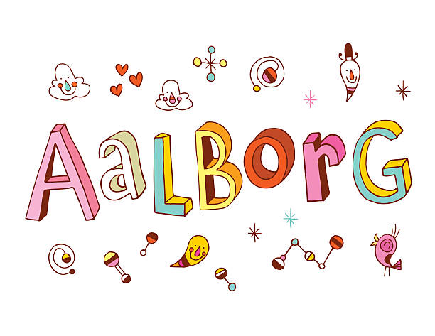 Aalborg Aalborg aalborg stock illustrations