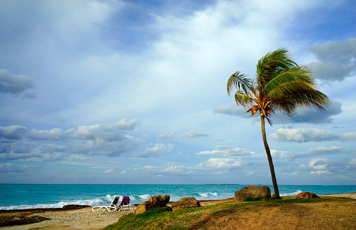 beautiful beach in Cuba