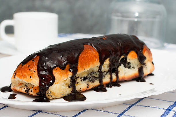 istock homemade baking. roll with poppy seeds. 512569898