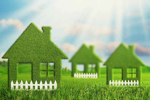 istock Green Eco village, abstract environmental backgrounds 512570592