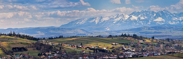 istock South Poland Panorama with snowy Tatra mountains in spring 512571348