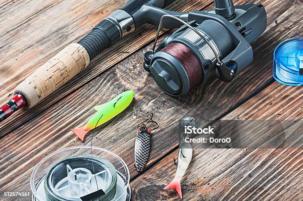 Fishing Tackle Stock Photo - Download Image Now - Fishing Industry, Personal Accessory, Artificial