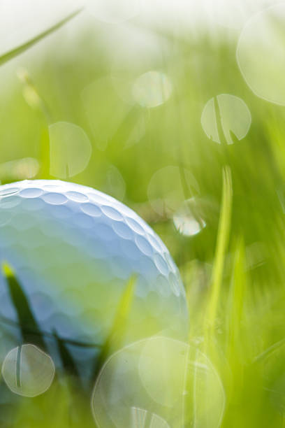 istock close up of golf ball on grass with bokeh 512578221