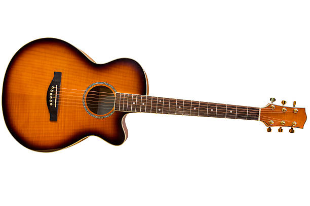 istock acoustic guitar isolated on white background 512591152