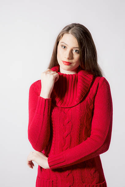istock Delicate female portrait on a white background. 512597144