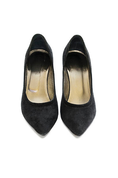 istock Velvet black shoes 512598792