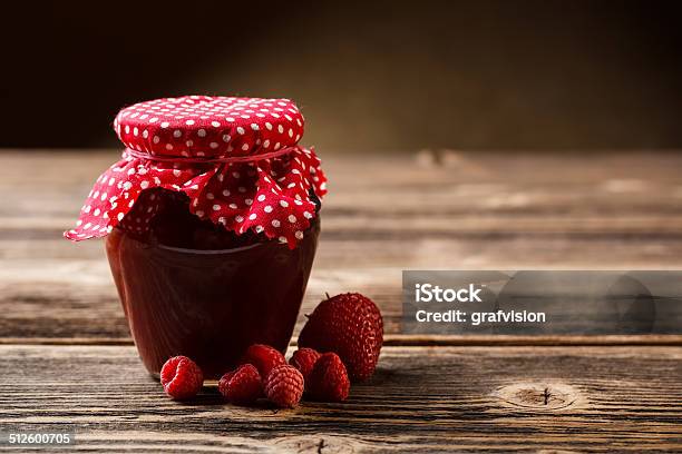 Jar With Jam Stock Photo - Download Image Now - Berry Fruit, Close-up, Dessert - Sweet Food