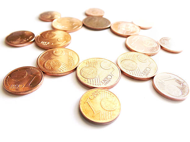 istock Money sun - copper Euro coins 512601315