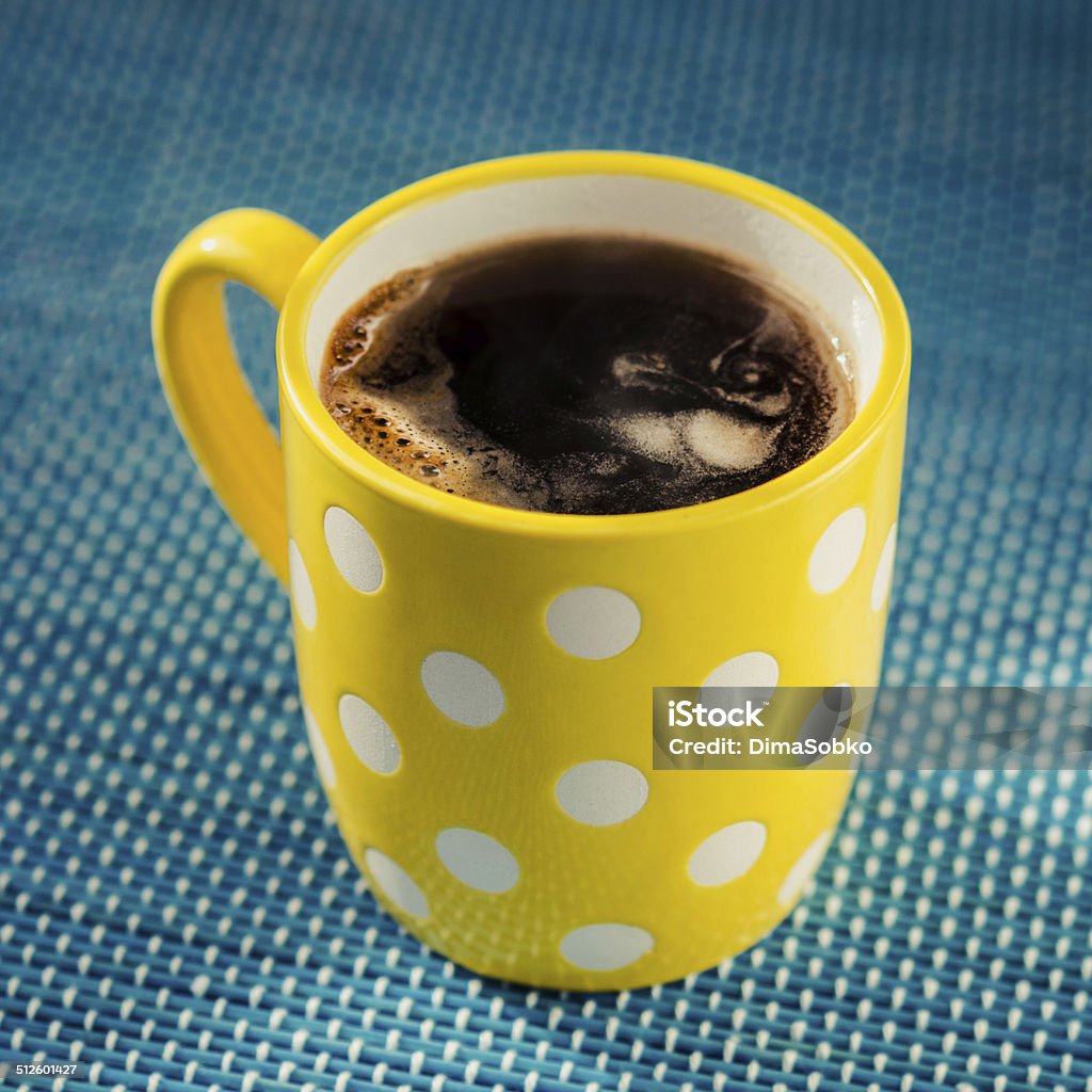 Taza de café caliente - Foto de stock de Amarillo - Color libre de derechos