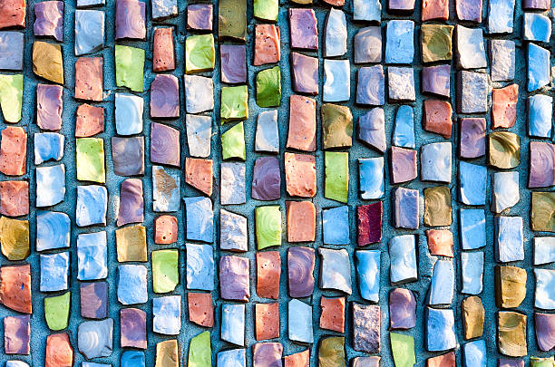 istock Abstract colorful mosaic texture as background 512619956