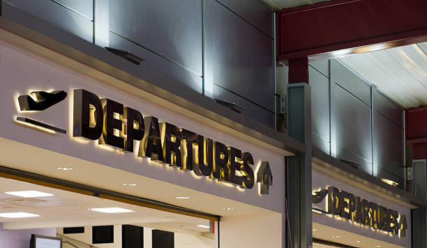 istock Departure sign Luton Airport 512621418