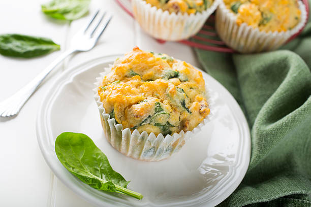 istock Muffins with spinach, sweet potatoes and cheese 512622190