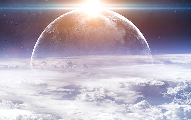istock Earth and moon from space. Elements of this image furnished 512625288