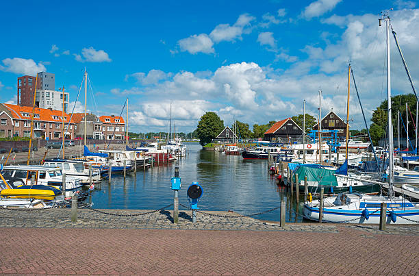 istock Harbor in a village in summer 512627339