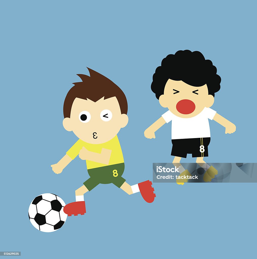 Ilustración de Deporte Vector De Dibujos Animados De Jugadores De Fútbol y  más Vectores Libres de Derechos de Adulto - iStock