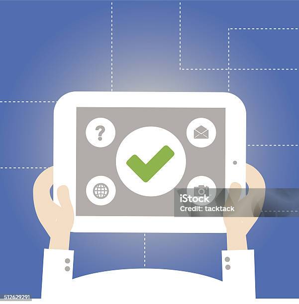 Powercheck Cartoon Image Vector Cartoon Check Mark Stock Illustration - Download Image Now ...