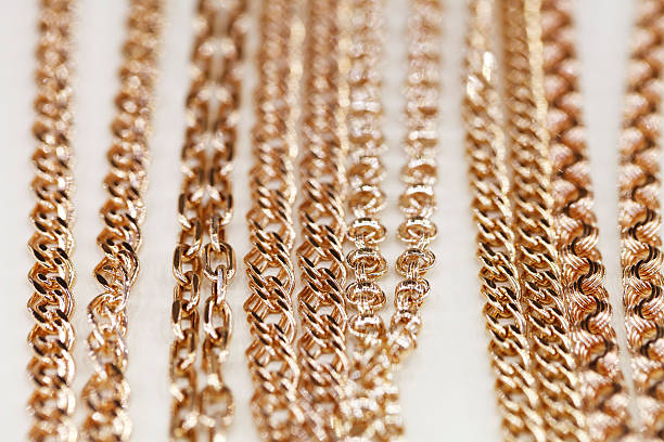 istock Showcases, gold, chain, close-up 512635226