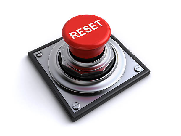reset button stock photo