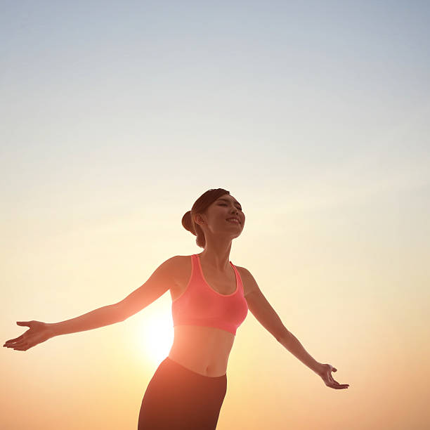 istock Sport Woman feel carefree 512637534