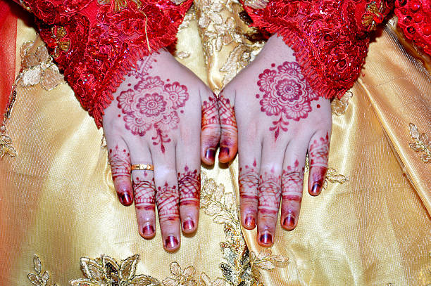 istock Henna On Hands Of Indonesian Wedding Bride 512639446
