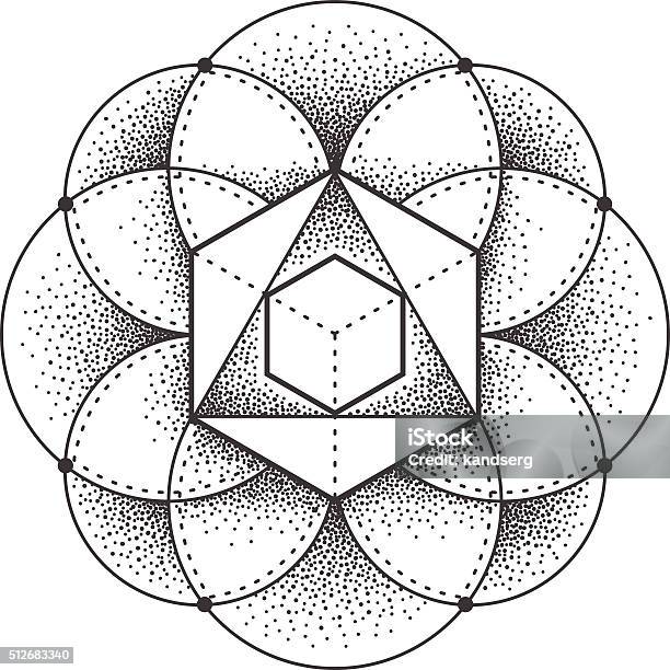 Sacred Geometry Stock Illustration - Download Image Now - Abstract, Alchemy, Art