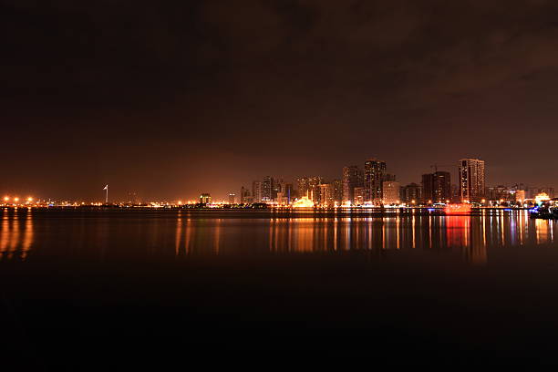 istock Sharjah Buhaira Corniche with Noor Island,Sharjah, UAE 512685840