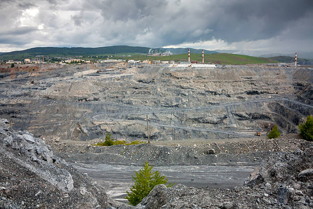istock View of the inside of a deep magnesite quarry 512686424