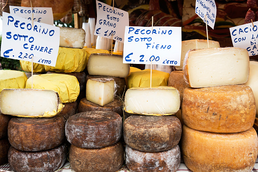 Produce of Spain - small full wheel of speciality hard cured sheep cheese from Cantabria