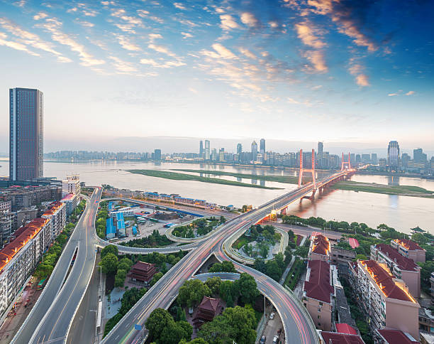 istock overlooking the vehicle motion blur on shanghai 512690938