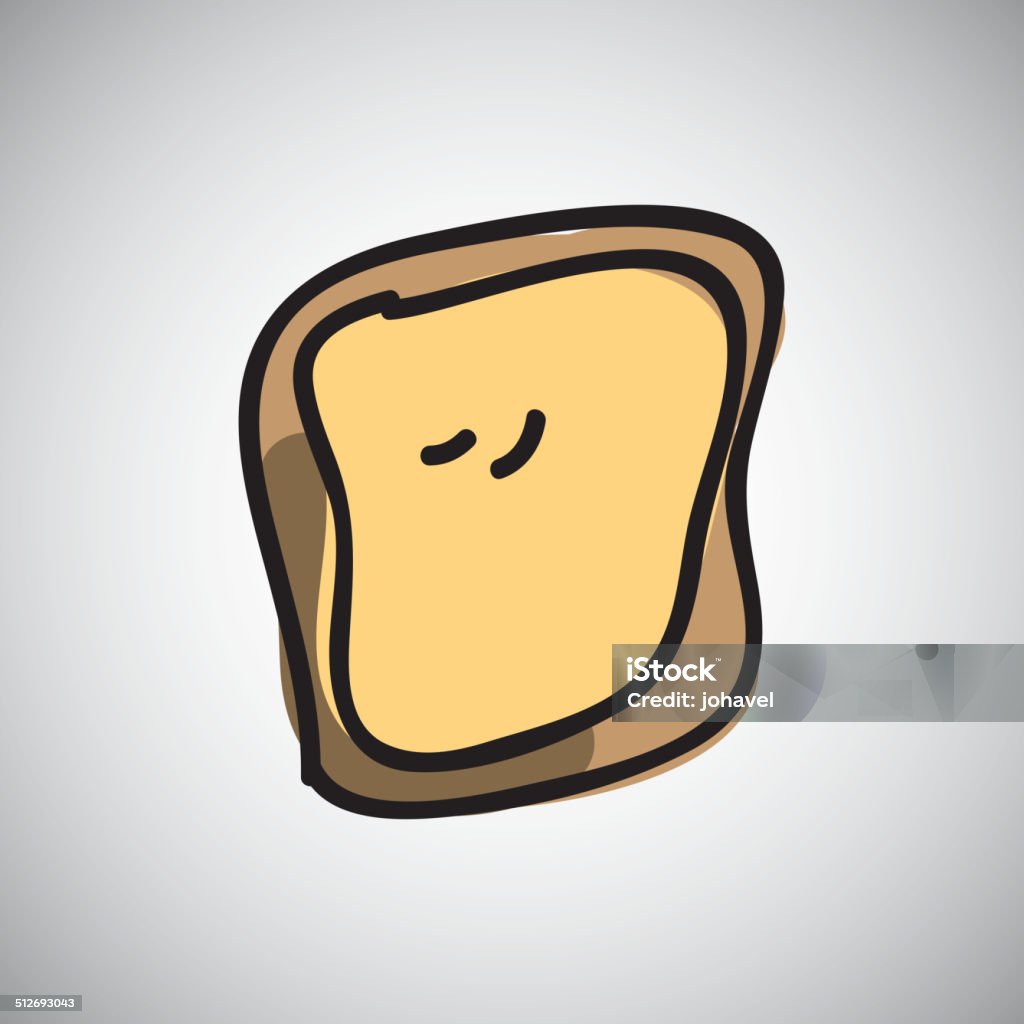 Bread Simple Vector Bread Vector Stock Illustration - Download Image Now - Baked Pastry ...