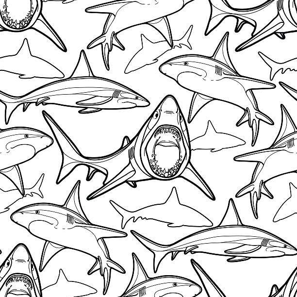 47 Black Shark Tattoo Background Illustrations & Clip Art - iStock