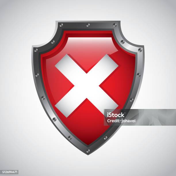 Security System Stock Illustration - Download Image Now - Bar Code Reader, Business, Coat Of Arms