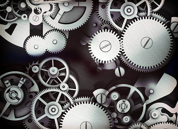 istock Set of mechanical gears 512695100