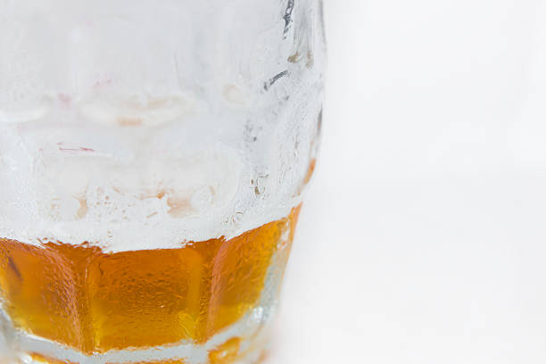 Half empty beer
