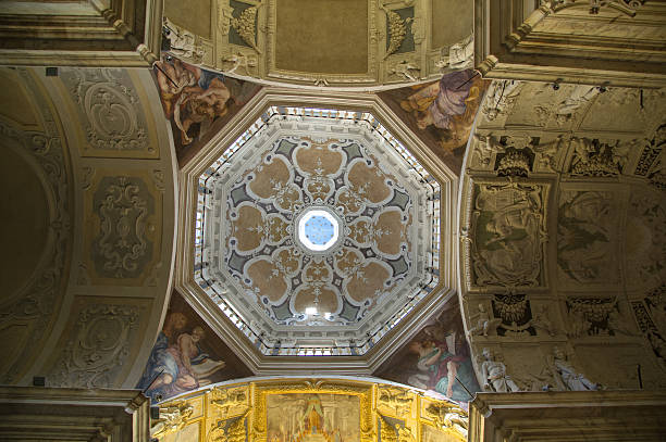 istock Ceiling of a church 512695391