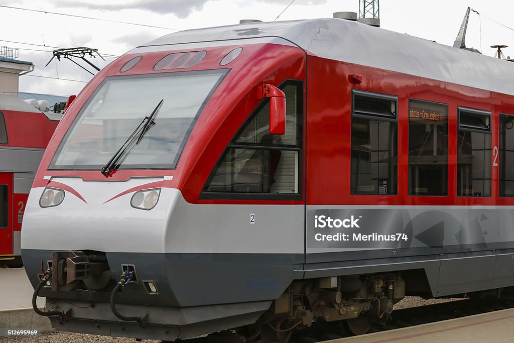 Large Red Train Red Train Stock Photo - Download Image Now - Horizontal, Passenger ...