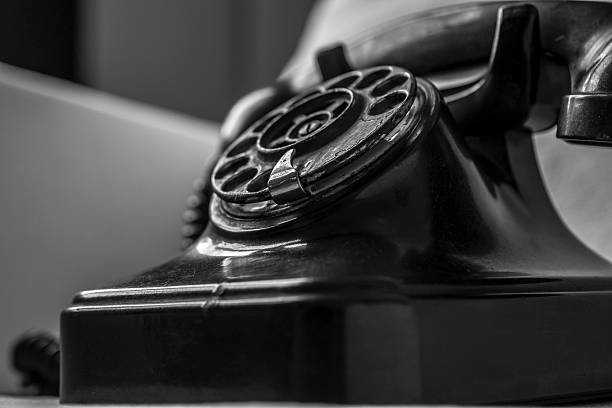 istock Vintage black phone 512697439