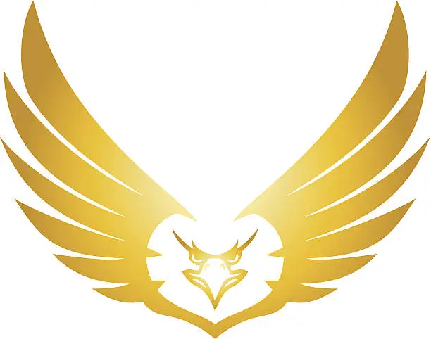 Vector illustration of Eagle head