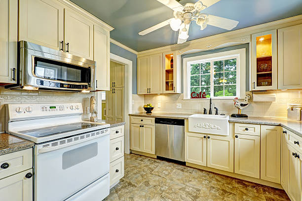 istock Kitchen room interior in countryside house 512697731