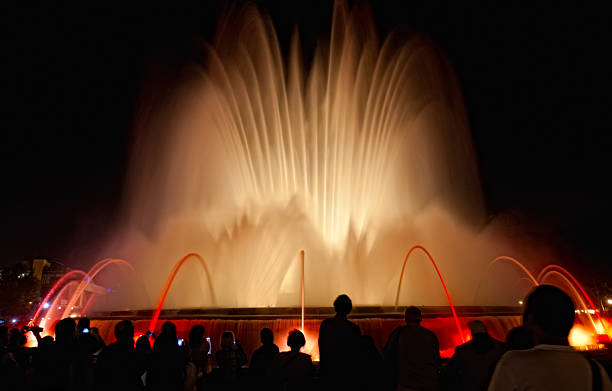 istock Night view of Magic Fountain 512697937
