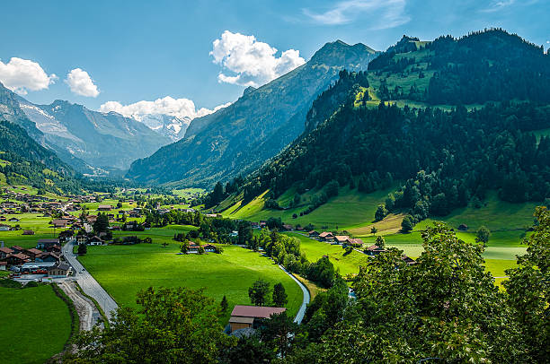 istock Panoramic view Swiss Zillertal from theTellenburg Castle ruin 512698065