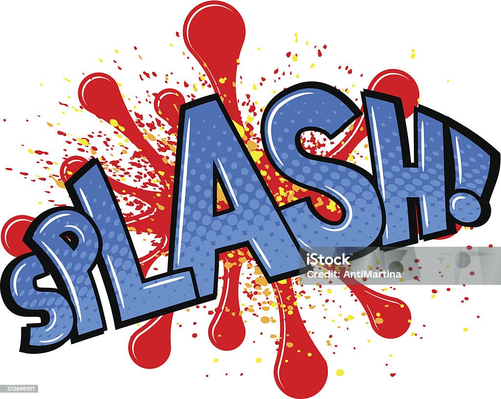 Sound Variations Fun Splash Comic Sound Effect Splash Stock Illustration - Download Image Now ...
