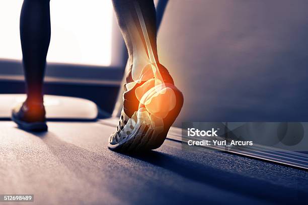 Run Off Your Heels Stock Photo - Download Image Now - Pain, Ankle, Orthopedics